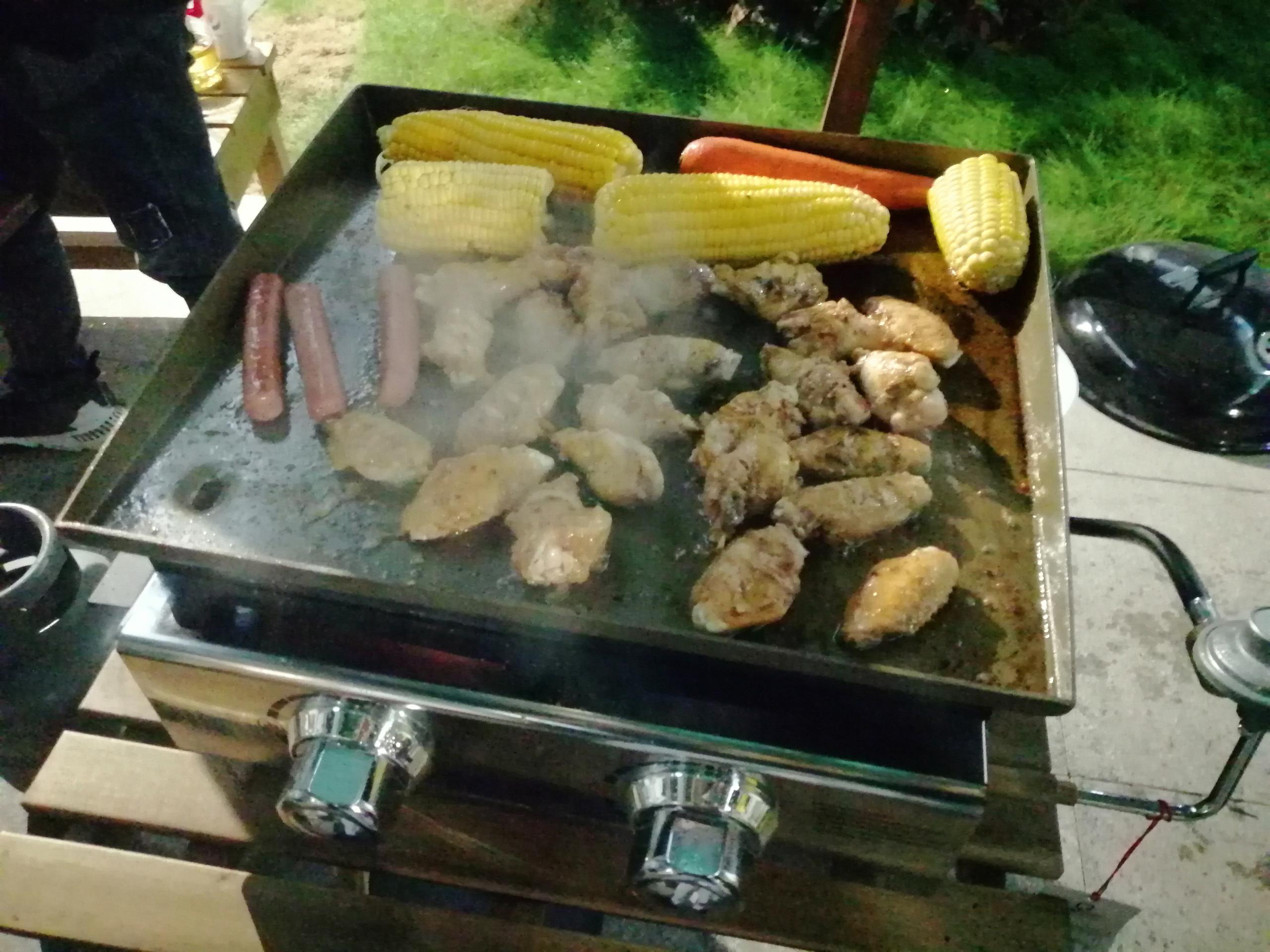 flat top portable grill