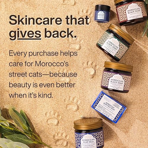 Miniatura 6 de Moroccan Mchicha Polvo marroquí de Nila para piel, máscara de Nila con instrucciones, cuidado de la piel marroquí, 1.06 oz