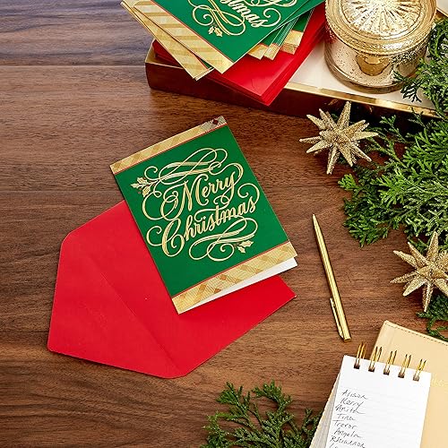 Miniatura 3 de Hallmark Tarjetas de Navidad en caja, religiosas y no religiosas (56 tarjetas con sobres)
