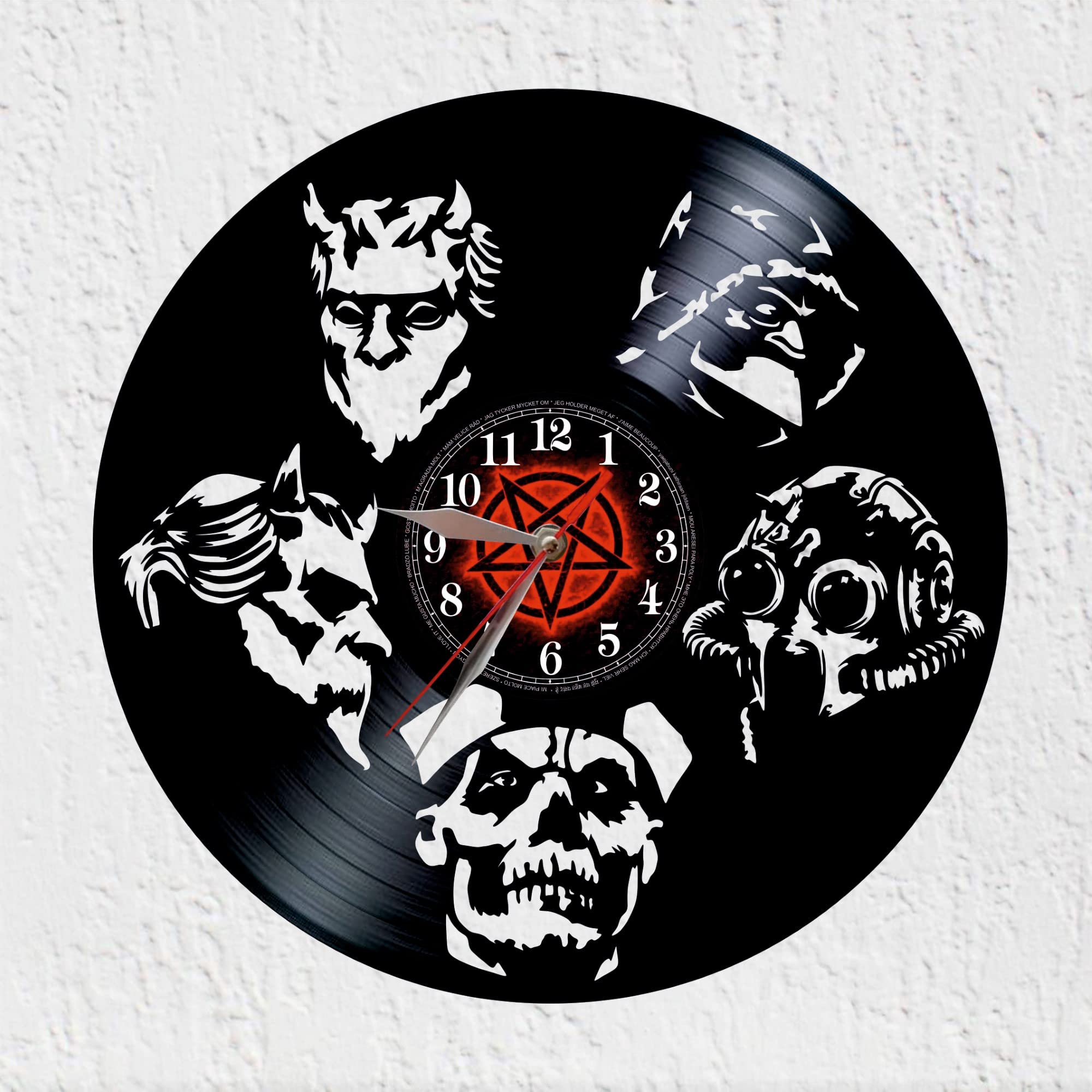 VINY WOODY New Swedish Rock Band Music Heavy Metal Doom Metal Wall Decoration Vinyl Record Clock