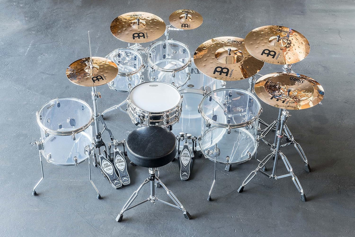 Meinl 16" China Cymbal - Classics Custom Extreme Metal - Made in Germany, 2-YEAR WARRANTY (CC16EMCH-B)