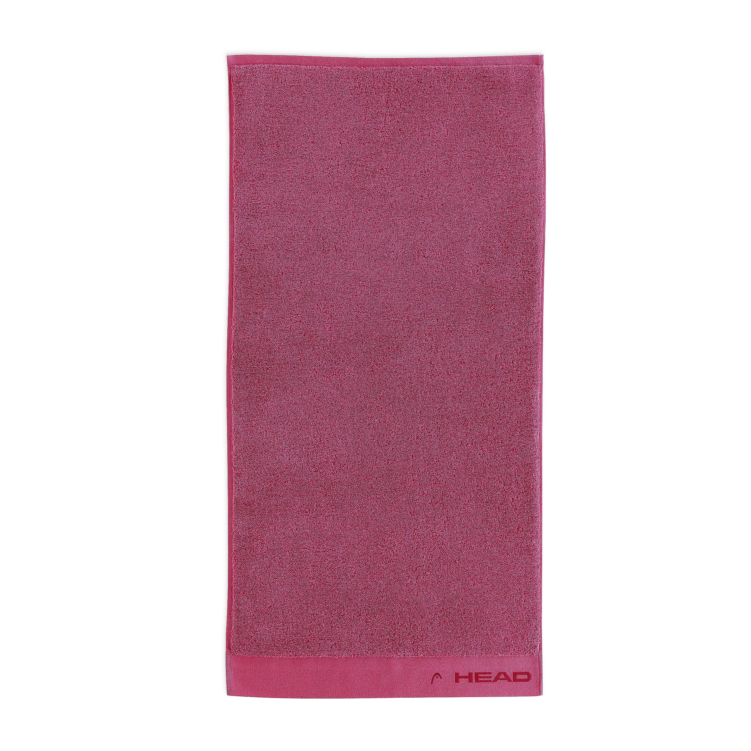 HEAD Dynamic - Asciugamani Bagno Viso e Bidet in Spugna di Puro Cotone 100% Certificato, Set Asciugamani Bagno 50x100 cm e 40x50 cm anche come Asciugamano Palestra, Morbido e Assorbente, Ocean Navy