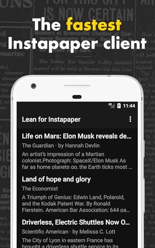 Lean for Instapaper, the modern Instapaper client
