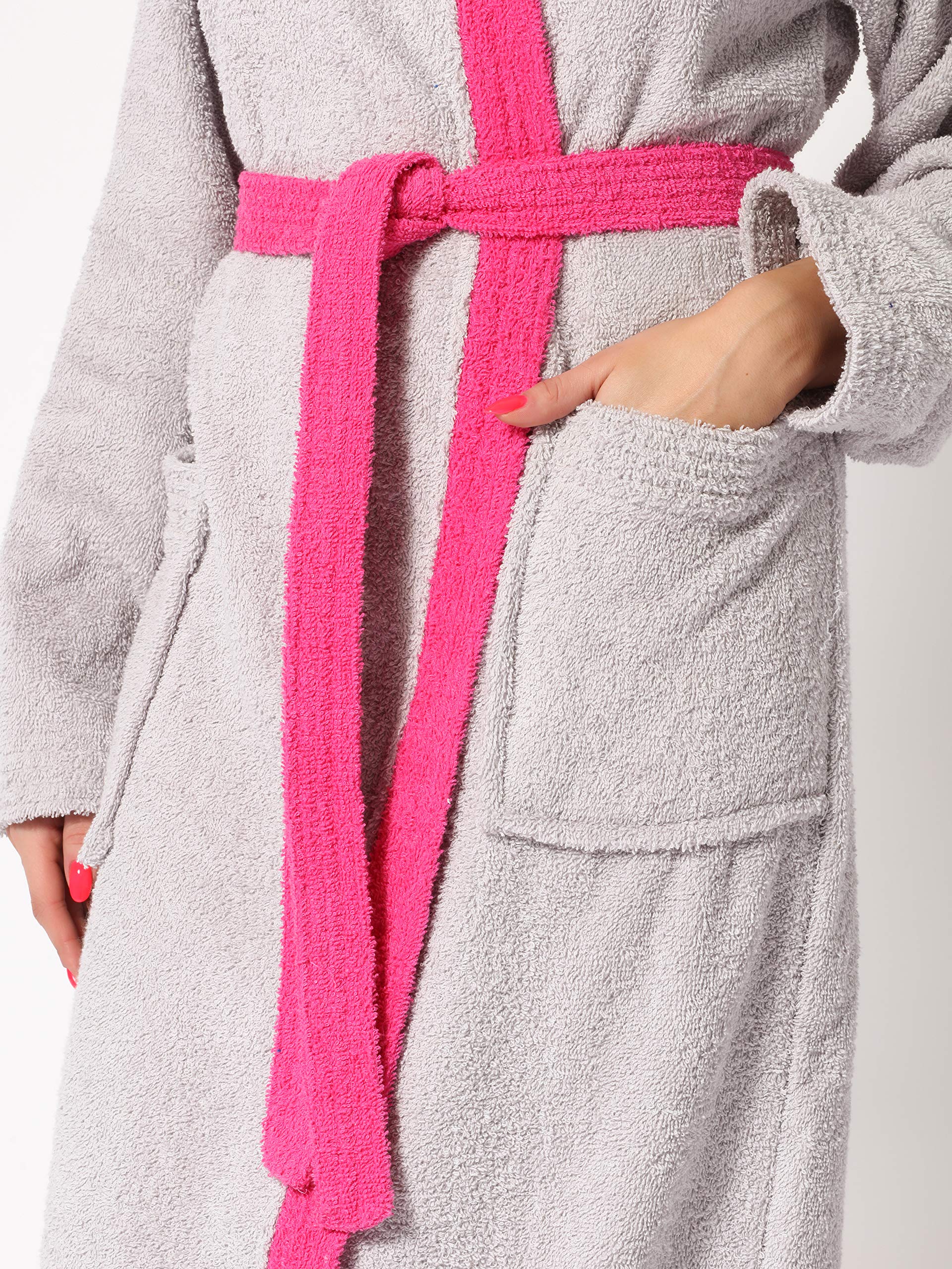 Ladeheid Albornoz de Baño 100% Algodón Ropa de Casa Mujer LA40-102