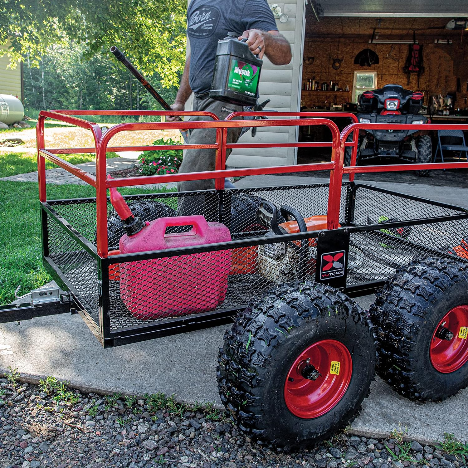 Trail Warrior X4 Heavy Duty UTV/ATV Trailer - For Off-Road Use - 1,250 lb. Capacity, TX159