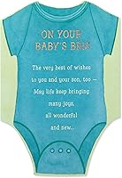 Vista 4 de American Greetings Nueva tarjeta de bebé niño para bebé Bris (Happiness Will Grow)