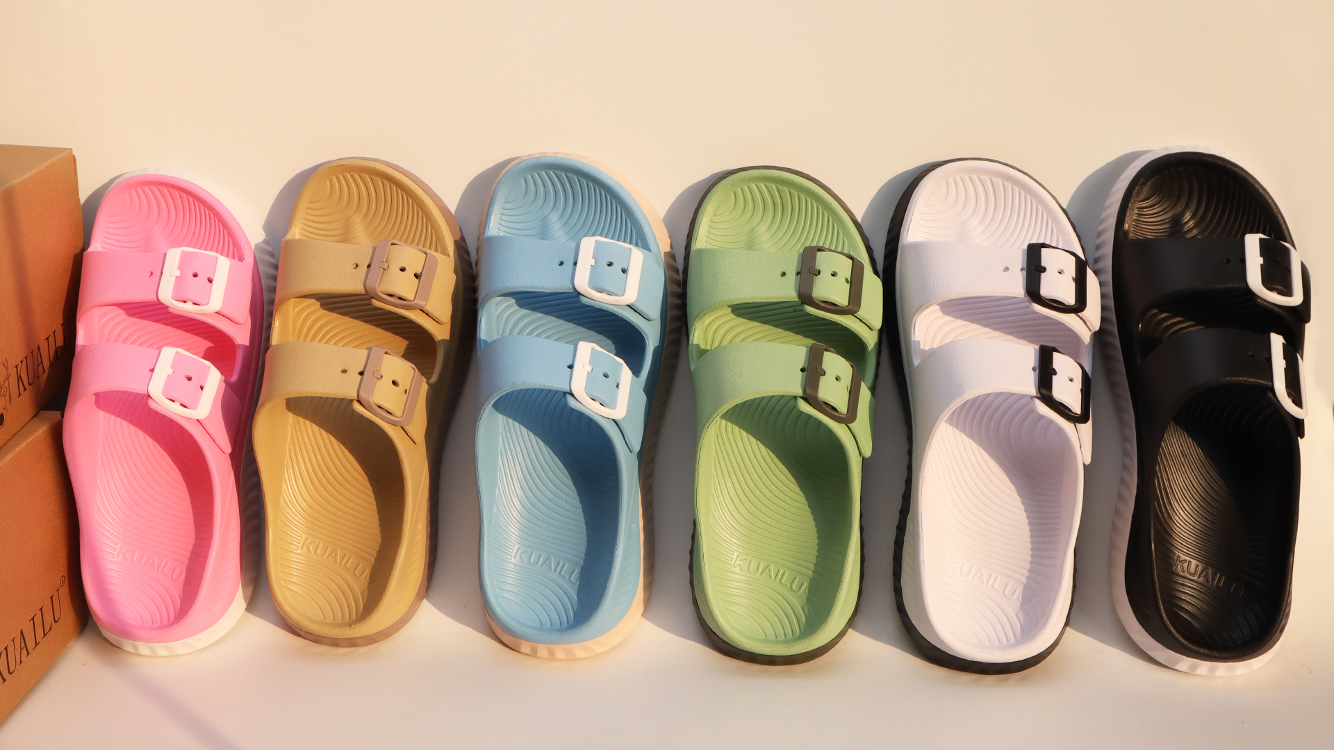 Amazon.com | KuaiLu Womens Recovery Sandals Comfortable Plantar