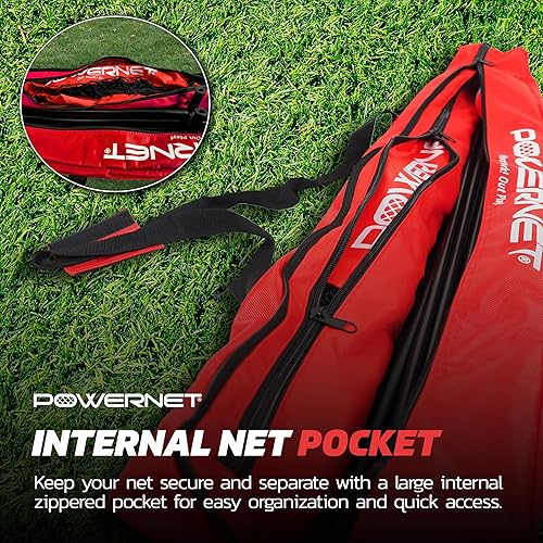 Miniatura 6 de PowerNet 7x7 FT Baseball & Softball Net Replacement Parts, Replace 7x7 FT Frame, Net Only or Carry Bag, Metal Frame and Fiberglass Poles, Durable