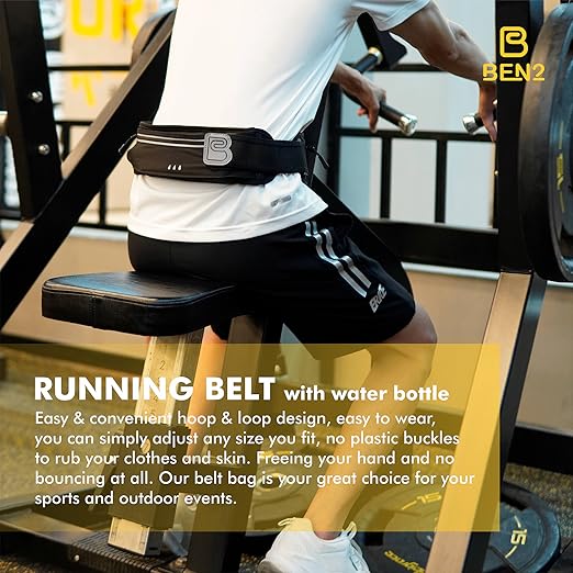 Ceinture De Course Multifonctionnelle Avec Bouteille D'eau, étanche