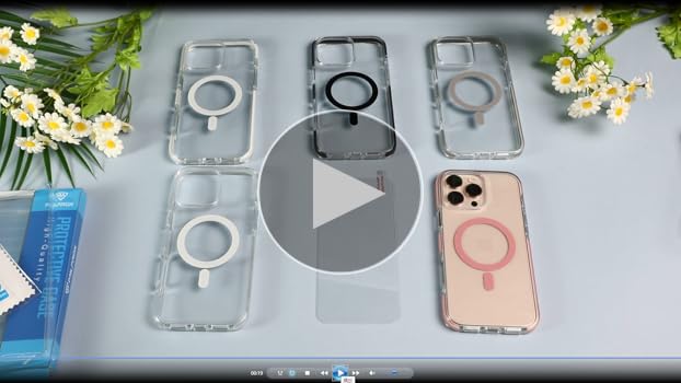 Amazon.co.jp: MILPROX iPhone 16 Pro 用ケース クリア Magsafe