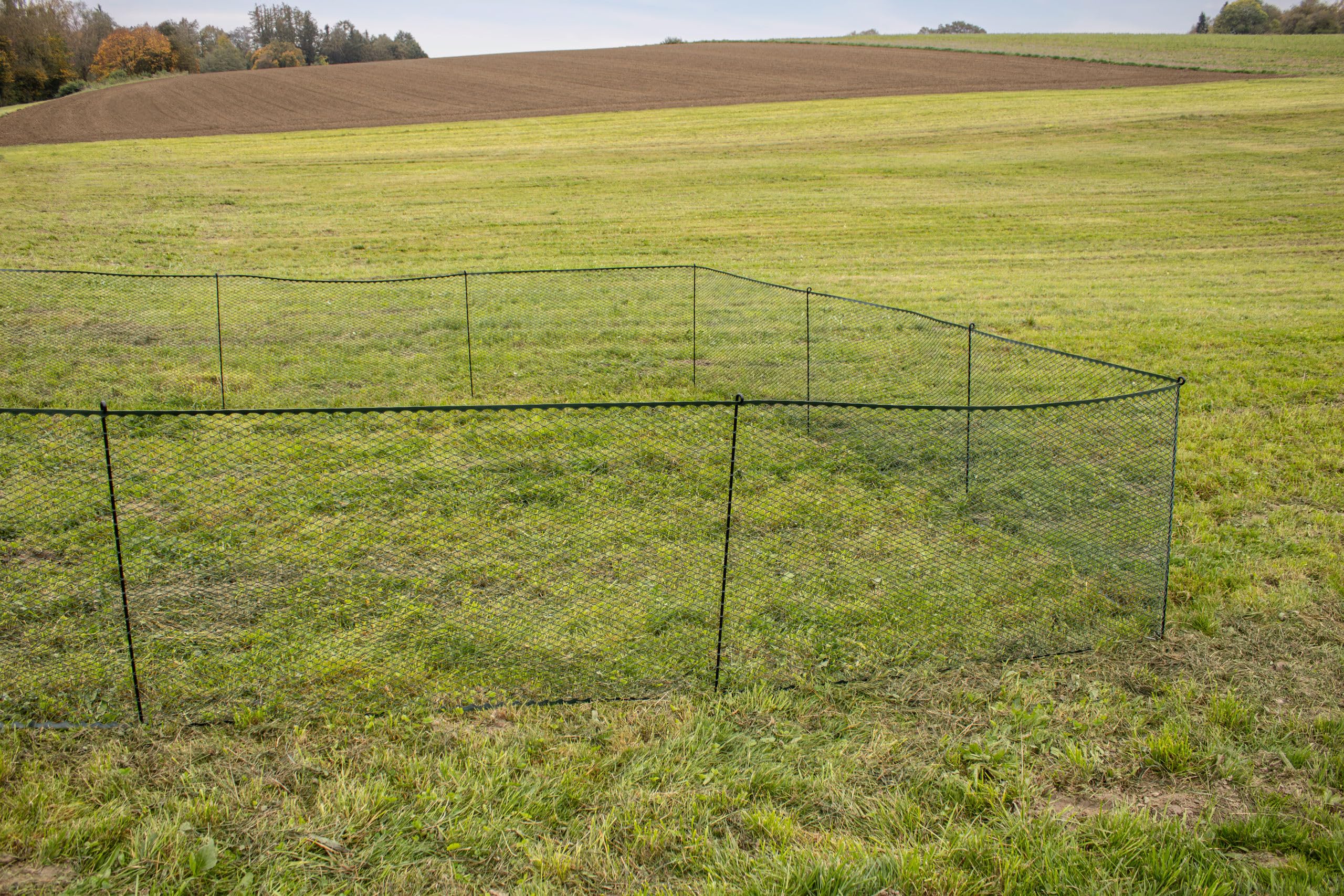 Kerbl Hobbyfarming Cerca Universal MultiFence, Cerca para Aves de Corral, Cerca para gallinas, 25m x 90cm, plástico, para Aves de Corral, Pollos, Cerca móvil, instalación rápida