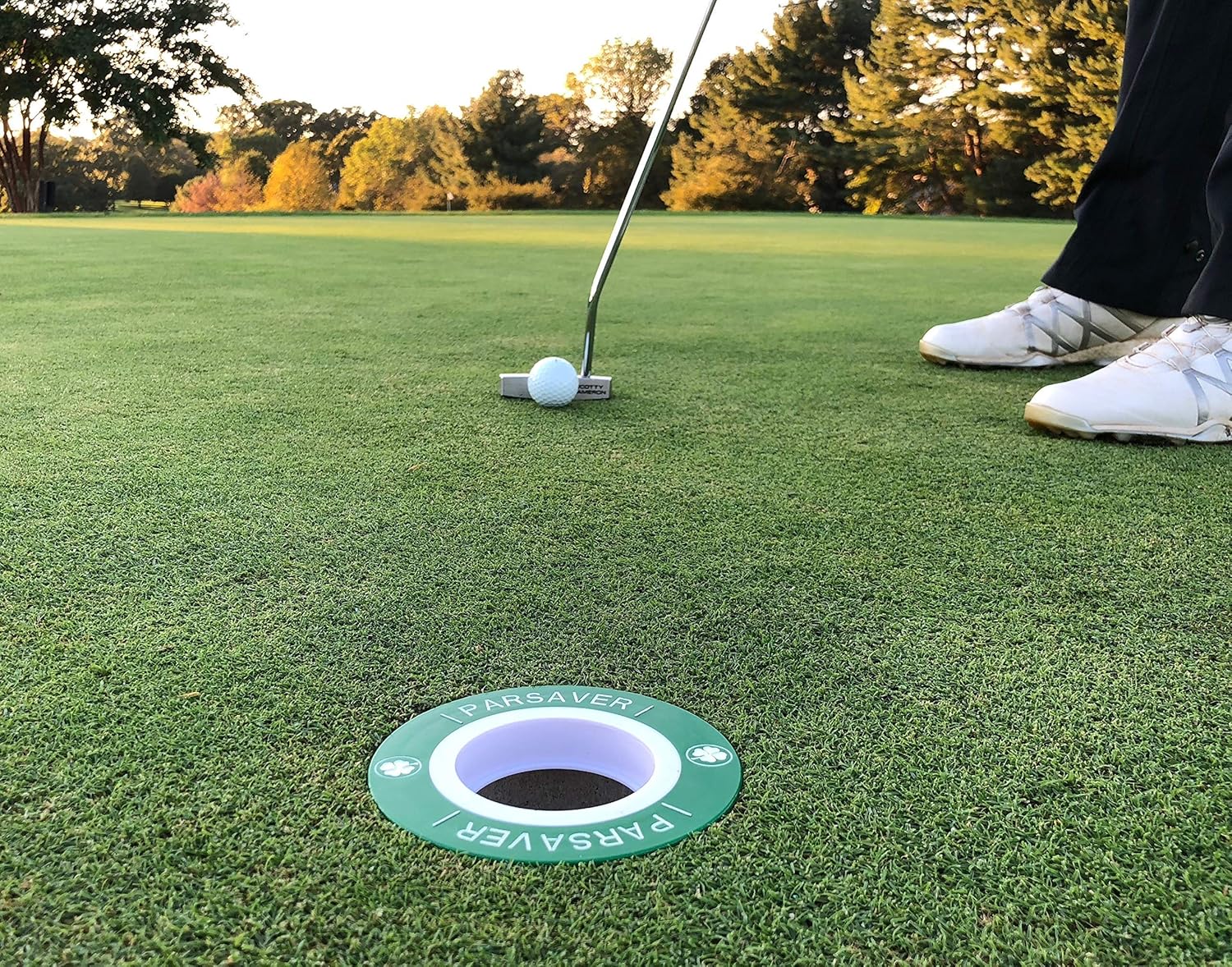 Players 3-Ring Putt Trainer - Simple Yet Effective - Visual Golf Pressure Putt Trainer - Golf Bag Accessory Putting Aid - A Must Have Golf Accessories - Golf Gift for Men Women