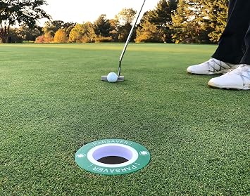 Players 3-Ring Putt Trainer - Simple Yet Effective - Visual Golf Pressure Putt Trainer - Golf Bag Accessory Putting Aid - A Must Have Golf Accessories - Golf Gift for Men Women