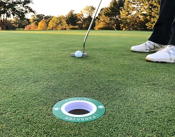 Players 3-Ring Putt Trainer - Simple Yet Effective - Visual Golf Pressure Putt Trainer - Golf Bag Accessory Putting Aid - A Must Have Golf Accessories - Golf Gift for Men Women