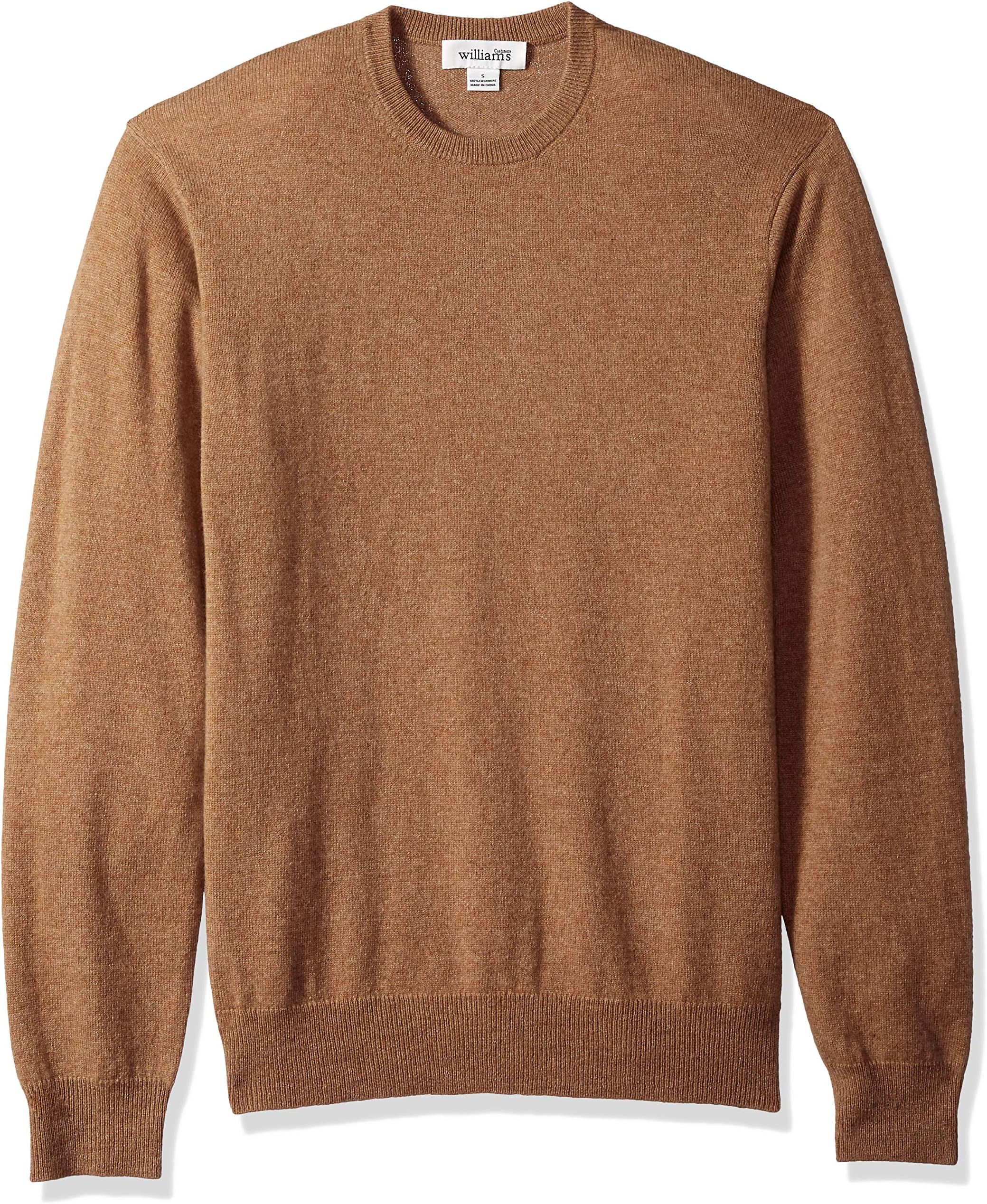 Men's 100% Cashmere Crew Neck Pullover Sweater
