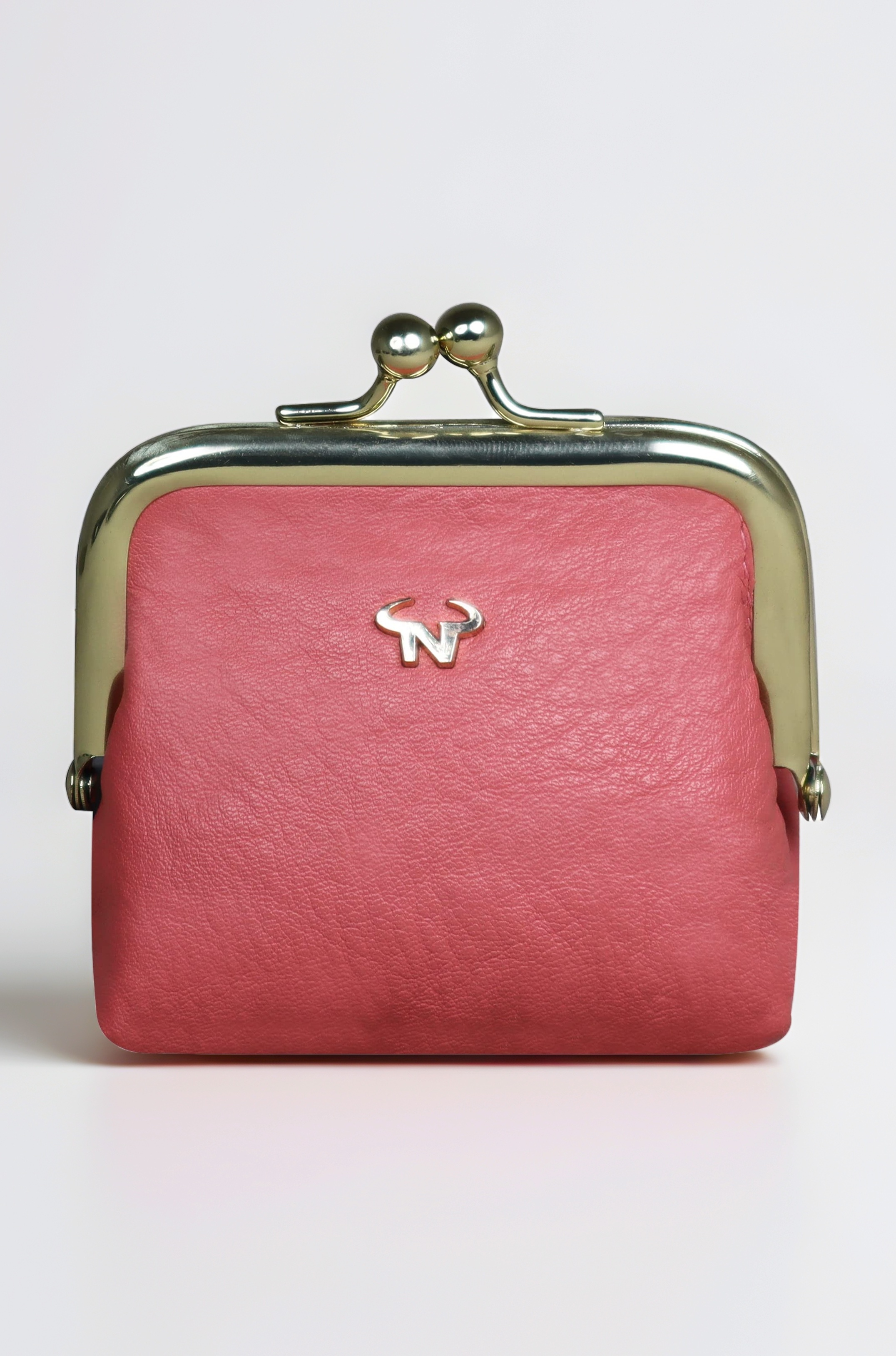 - Genuine Leather Women's Coin Wallet (Rose)