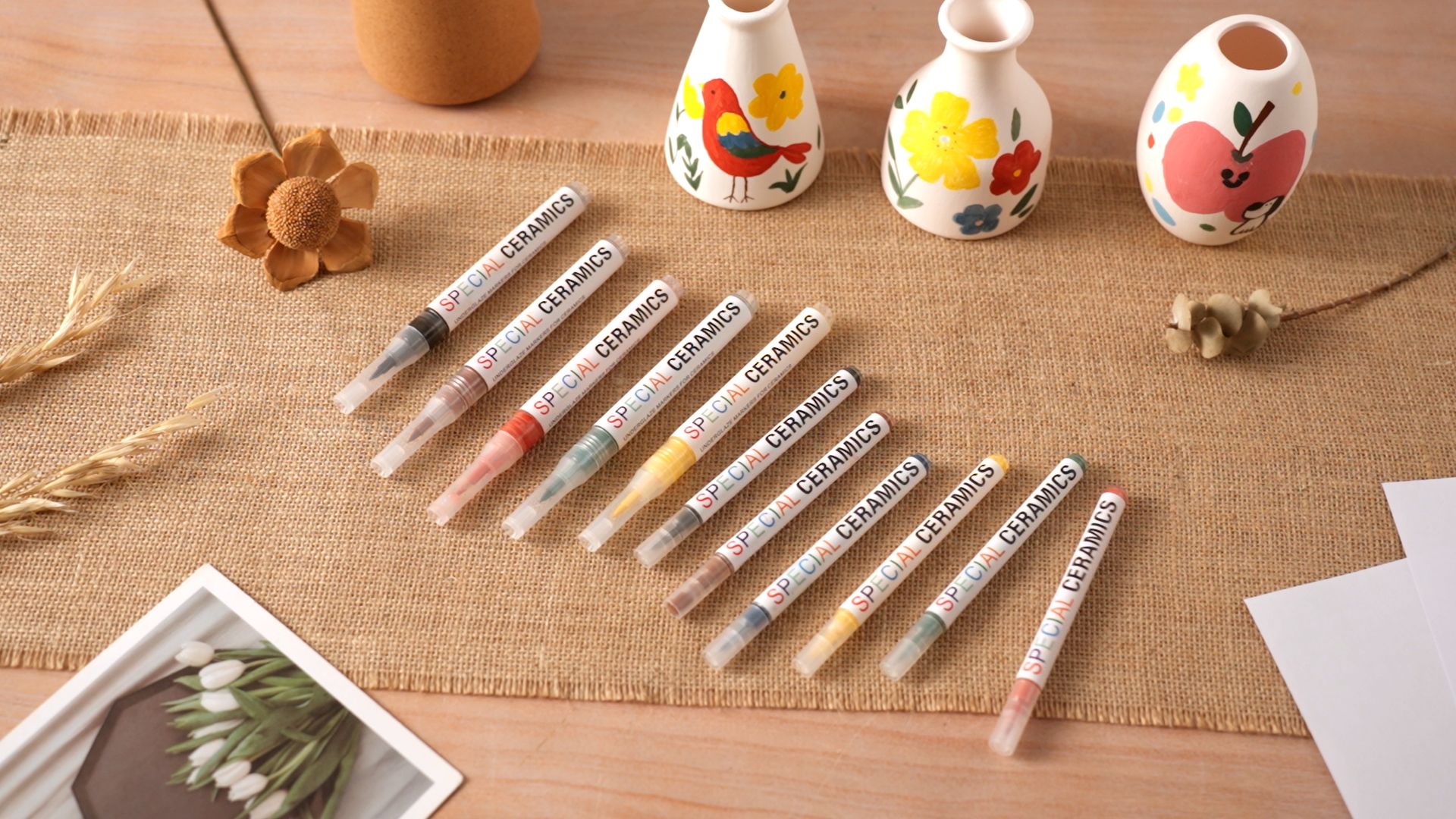 セラミックペン　マーブル　大理石柄　12本　Ceramic Pen Marble セラミックペン マーブル 大理石柄 12本 Ceramic Pen Marble 【公式通販】
