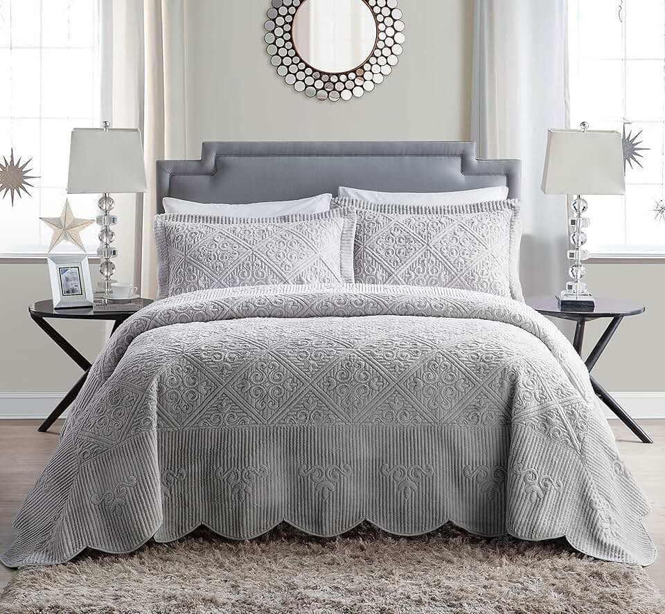 king faux fur bedspread