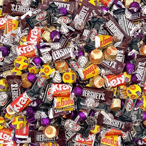 Paquete surtido de dulces Popular Brands Mezcla de otoño envuelta individualmente (bolsa de 3 libras aproximadamente 190 unidades)