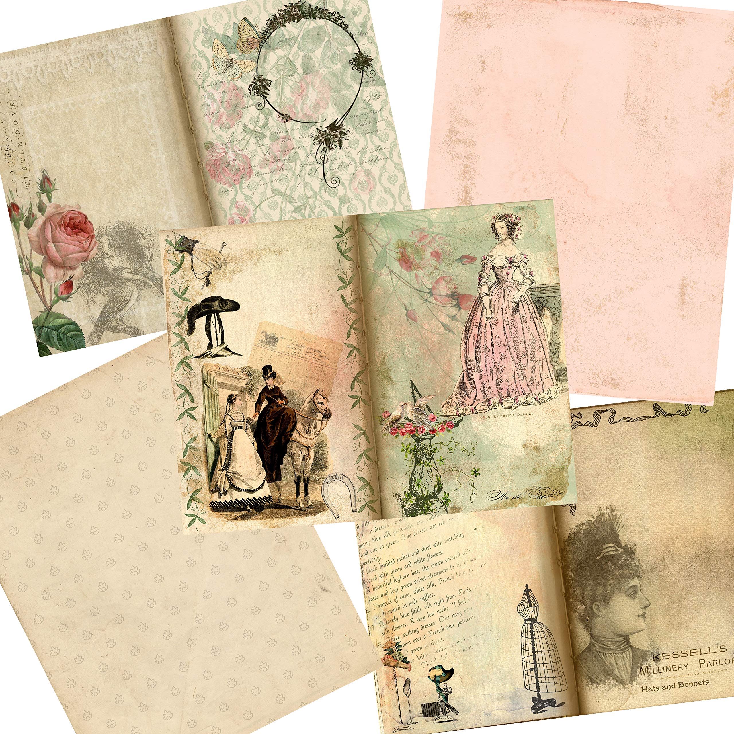 Vintage Lady Junk Journal Kit - EZ Journal 7108 : Amazon.ca