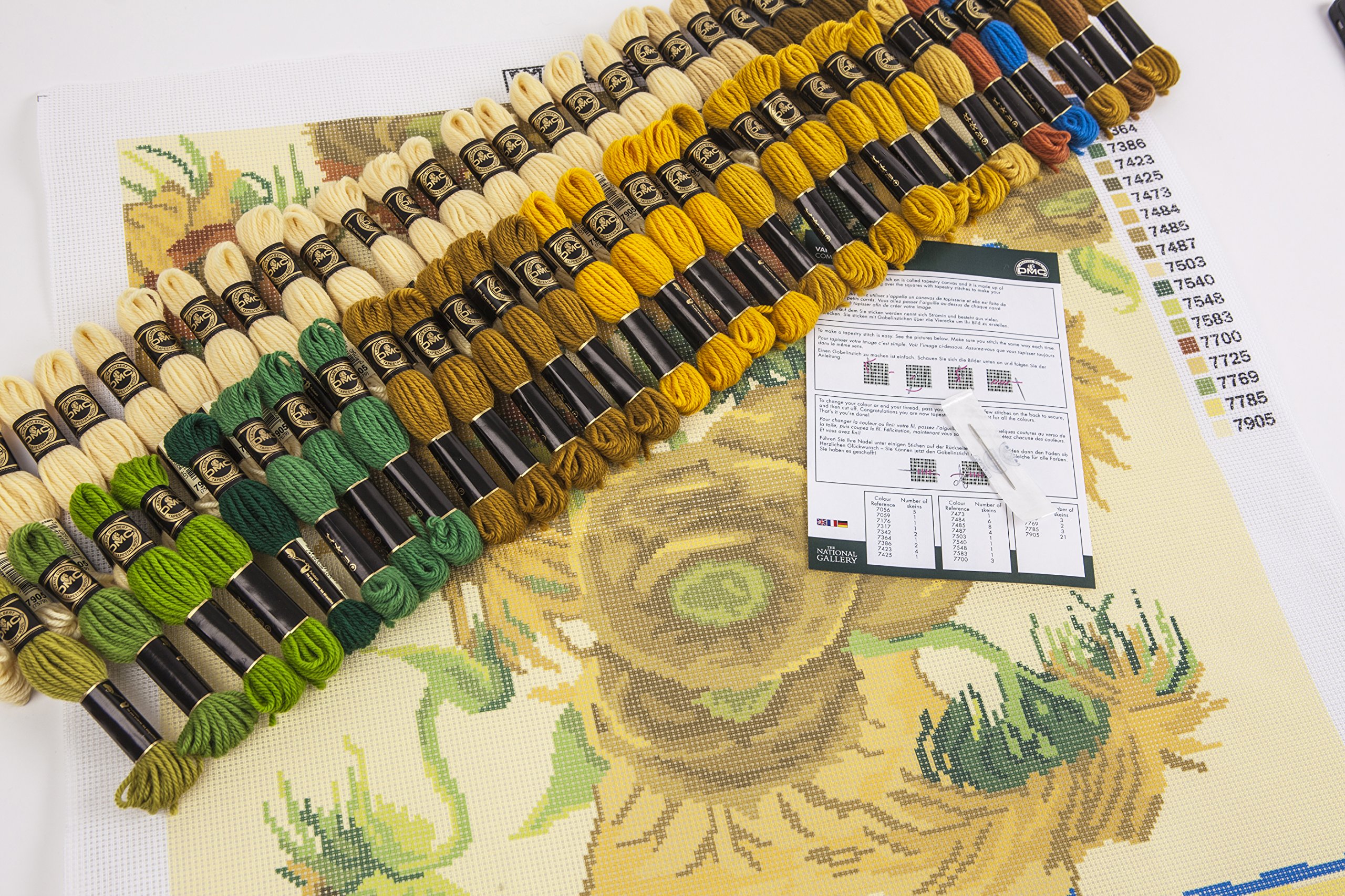 DMC Tapisserie kit National Gallery – Sonnenblumen – Van Gogh,.