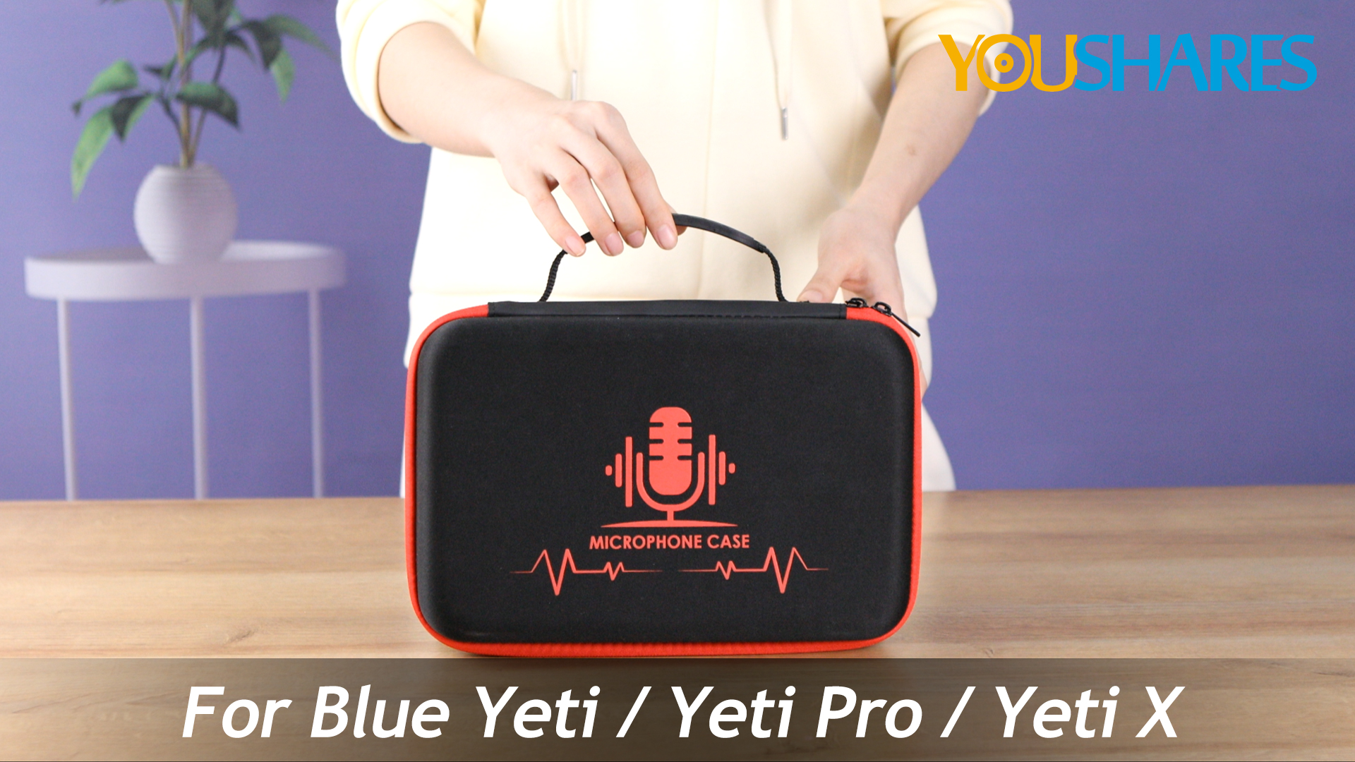 Amazon.com: YOUSHARES MV7 Microphone Case Bag with Mic Cover Foam