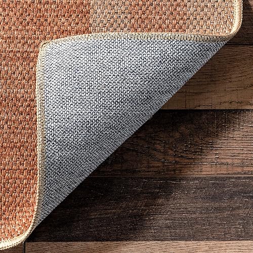 Miniatura 3 de nuLOOM Elza - Alfombra de yute fácil de 4 x 6 pies, lavable a máquina, antideslizante, para sala de estar, dormitorio, habitación de los niños,