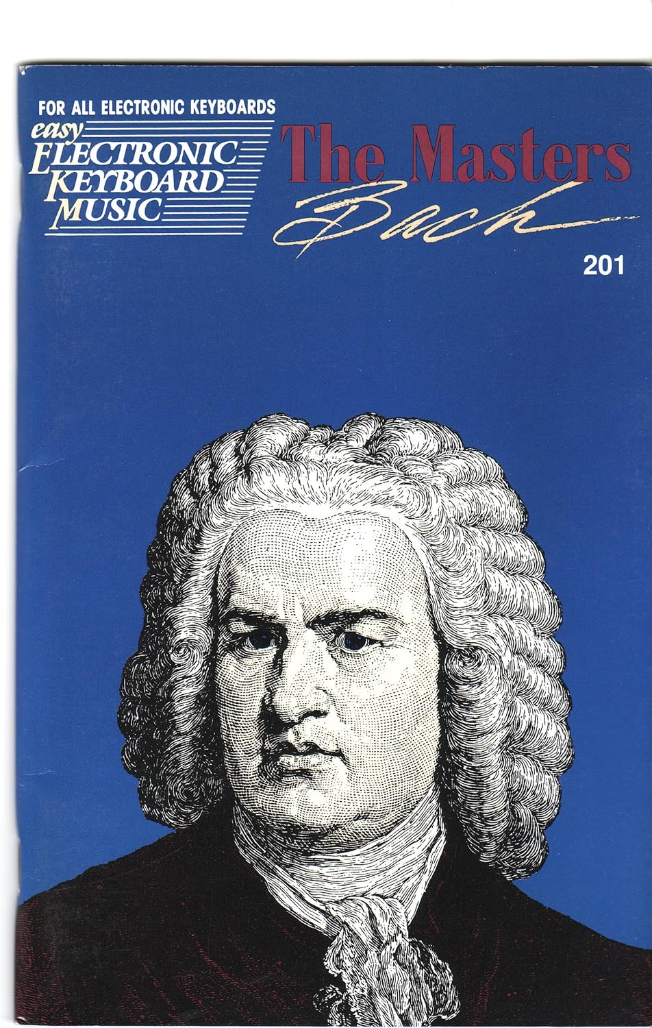 The Masters Bach Easy Electronic Keyboards Music Book (Easy Electronic