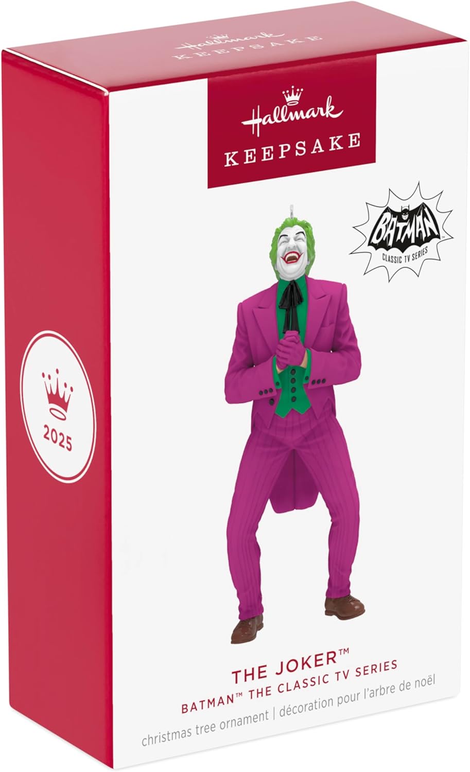 Hallmark Keepsake Batman Christmas Ornament, Batman The Classic TV Series The Joker, Gifts for DC Comics Fans