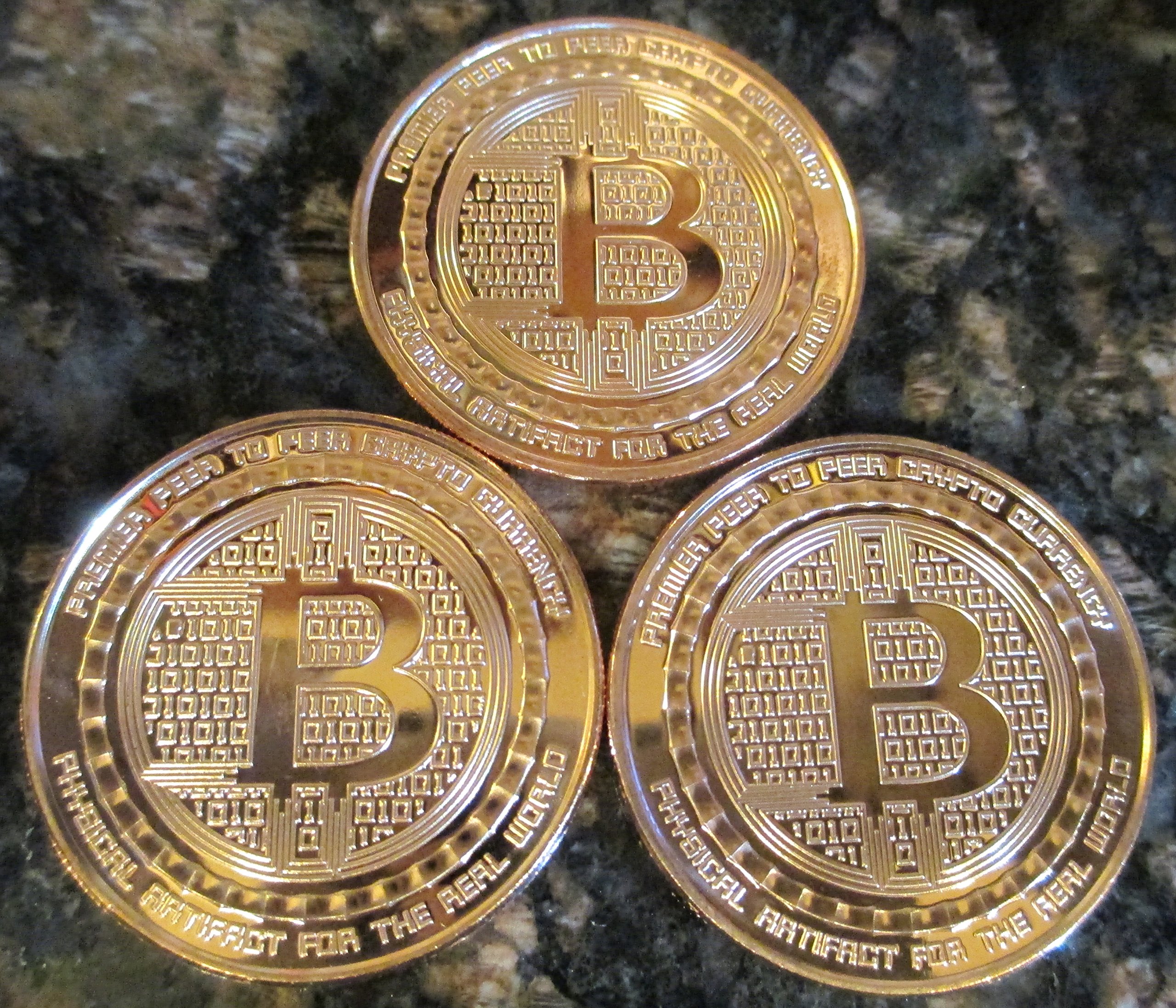 Amazon.com: MONEDAS DE COBRE DE 1 OZ BITCOIN REDONDO 