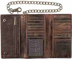 LEVI’S VINTAGE CLOTHING CHAIN WALLET Levi's Men's Rfid Blocking Credit Card ID Chain Trifold