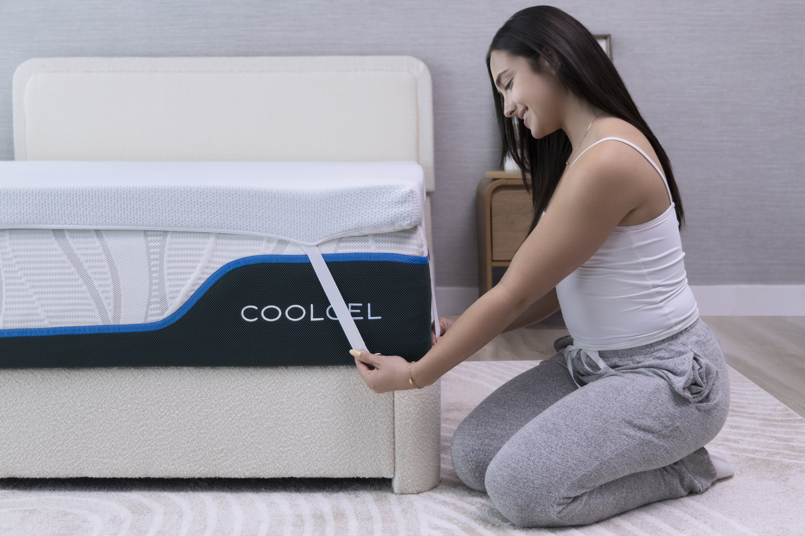 Amazon.com: COOL GEL Memory Foam Mattress Topper, Cool Gel Infused