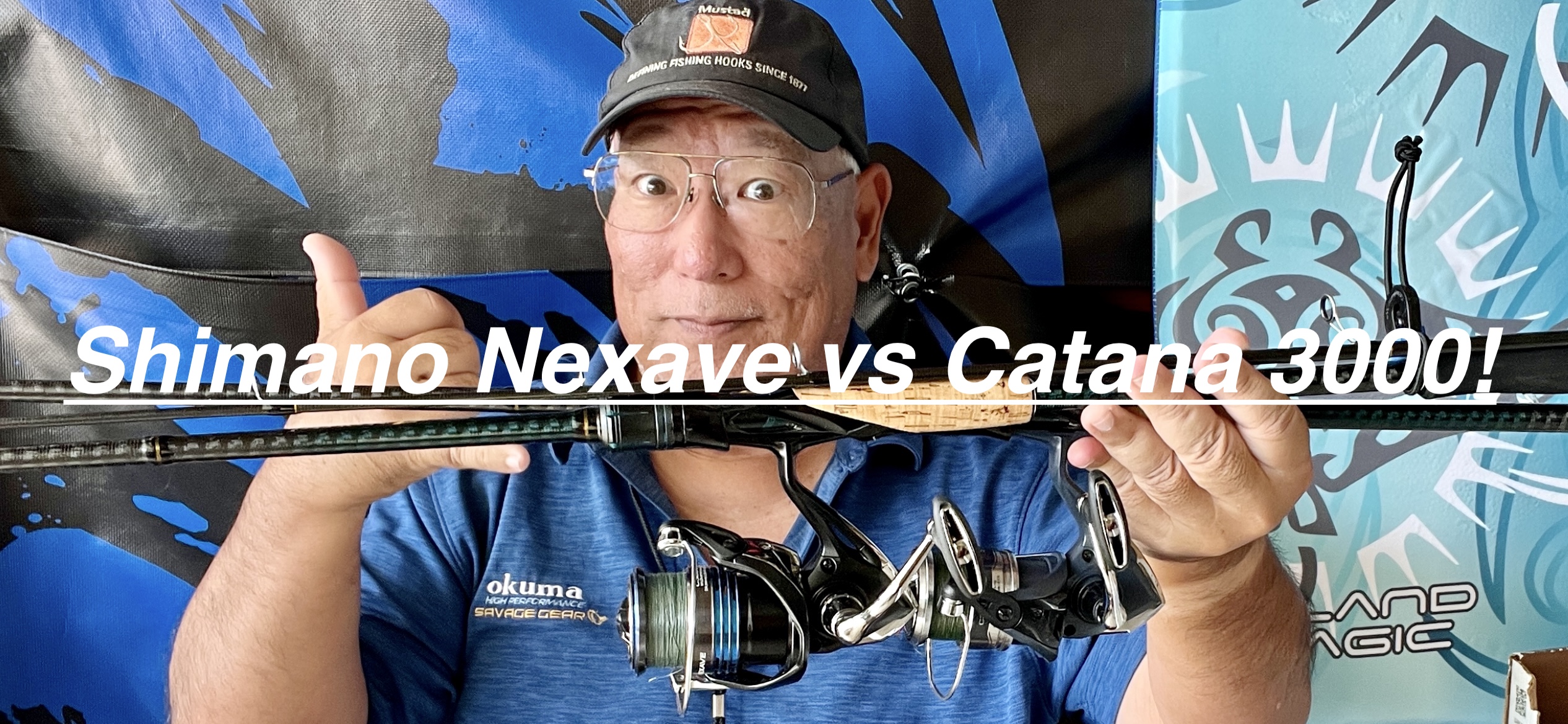Watch Shimano Nexave 3000 vs Catana 3000 on Handing Magic Rods! on