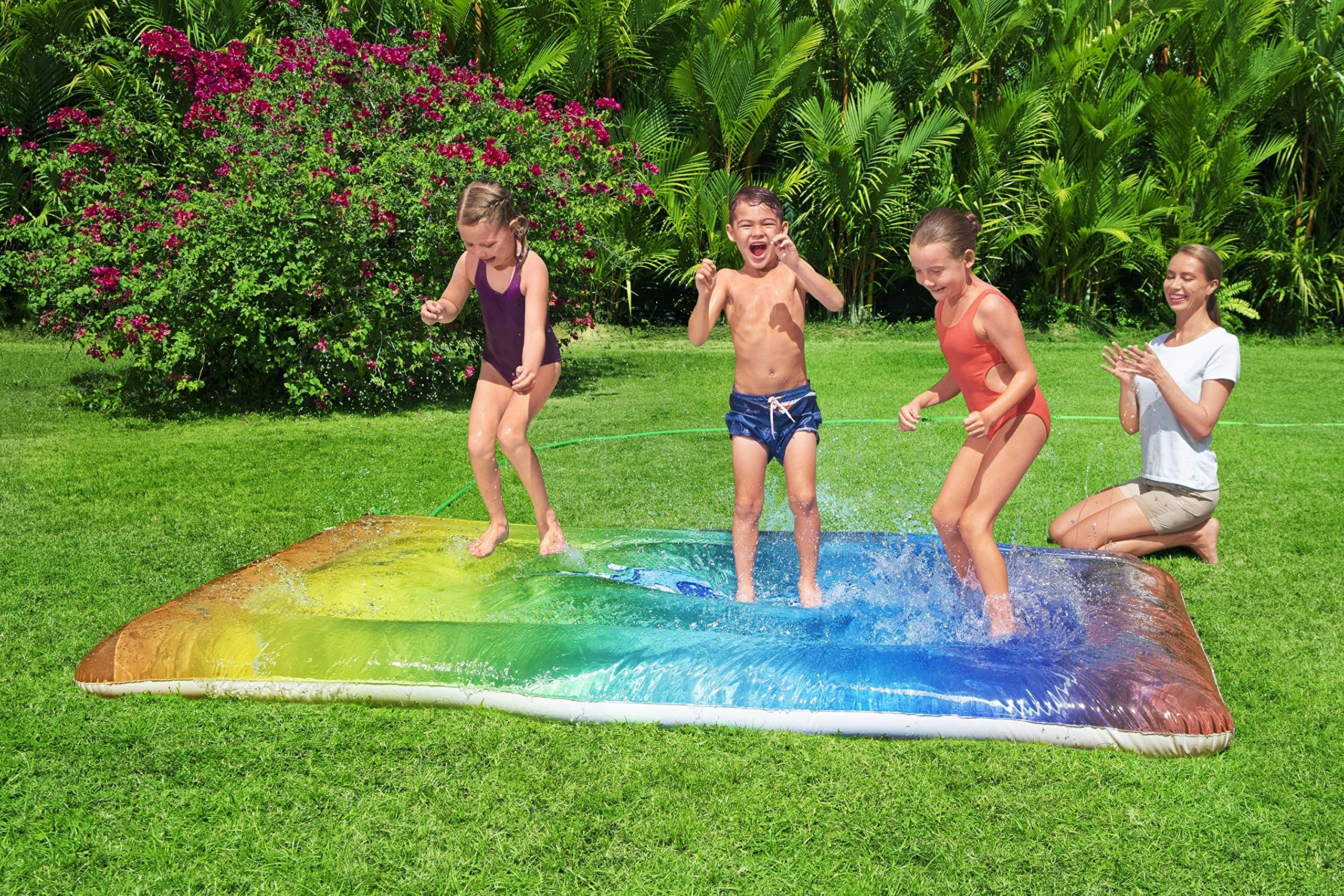 Bestway 1052427Xxx21 H2Ogo!® 9'2" X 6'1"/2.80M X 1.85M Color Splash Blobz