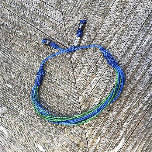 Miniatura 134 de Rumi Sumaq Pulsera de concientización para hombres, mujeres y niños – Pulsera de apoyo tejida ajustable anudada a mano – Pulsera de conciencia sutil