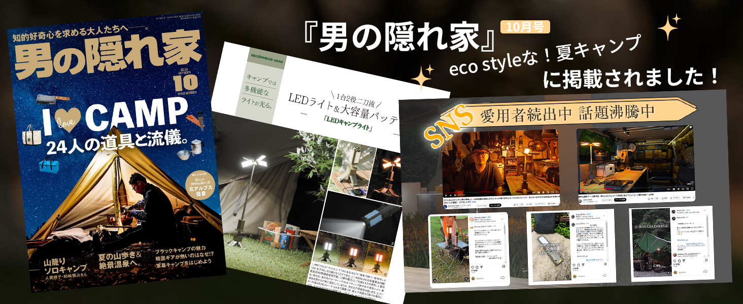 Amazon.co.jp: HAGOOGI ランタン ledランタン キャンプライト 「1台5役