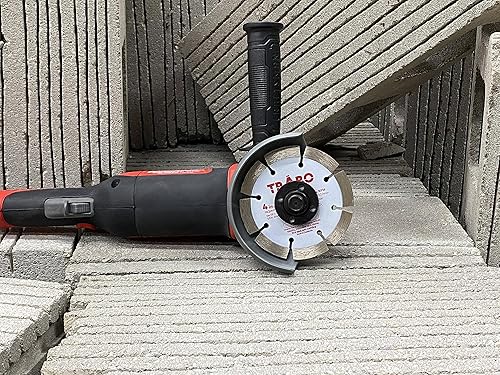 Miniatura 3 de Trabo Hoja de unión de diamante segmentada de mampostería de 4 pulgadas para cortar cemento, adoquines, hormigón con barra de refuerzo, piedra