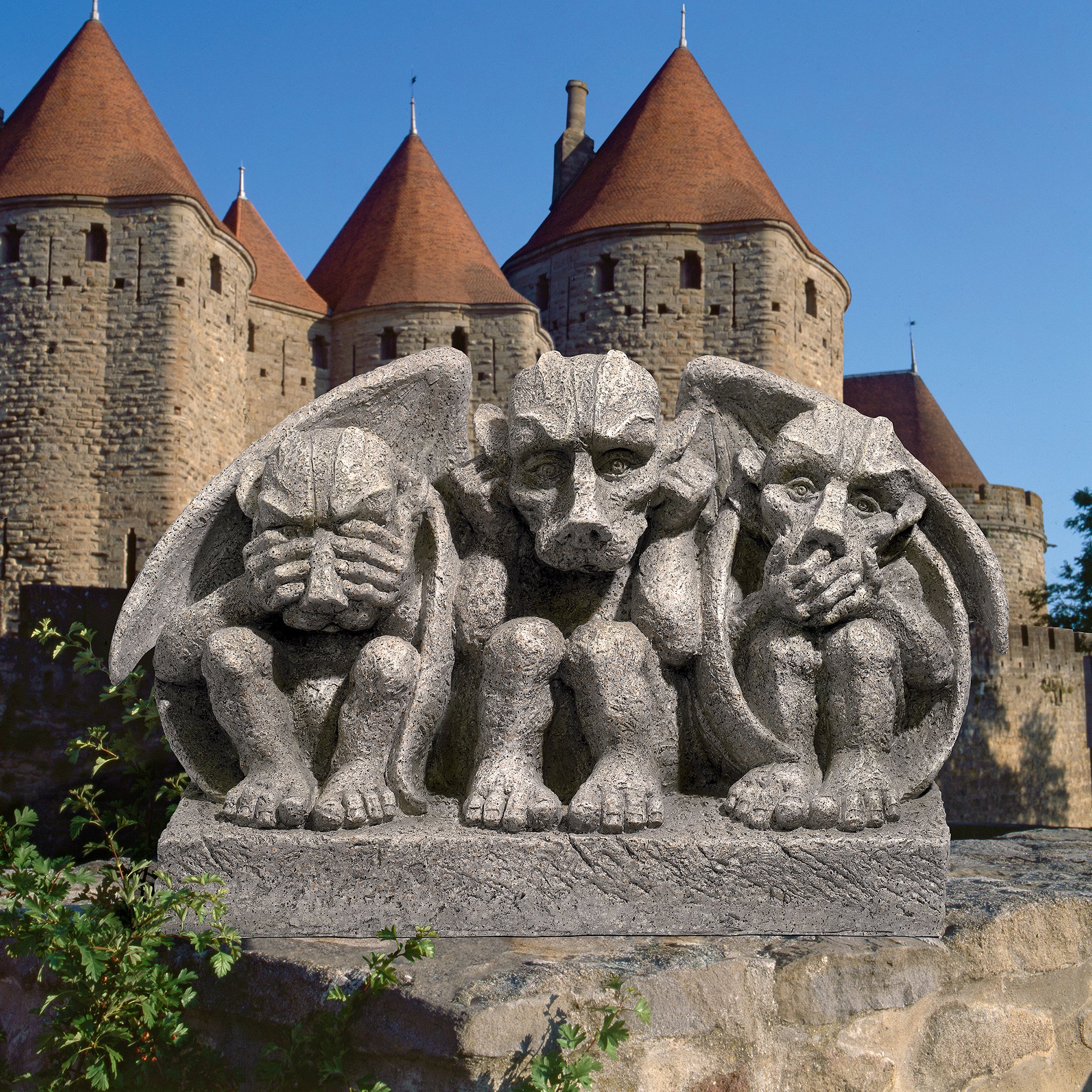 Amazon.com : Design Toscano See, Hear, Speak No Evil Gargoyle Trio