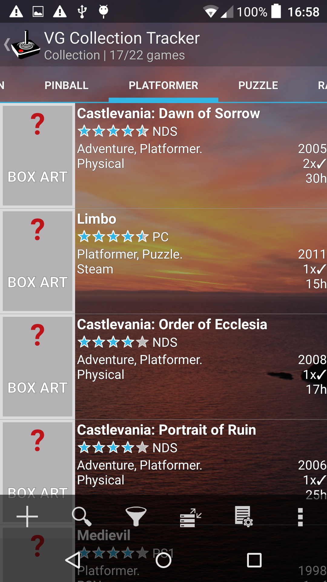 Game Collection Tracker App on Amazon Appstore