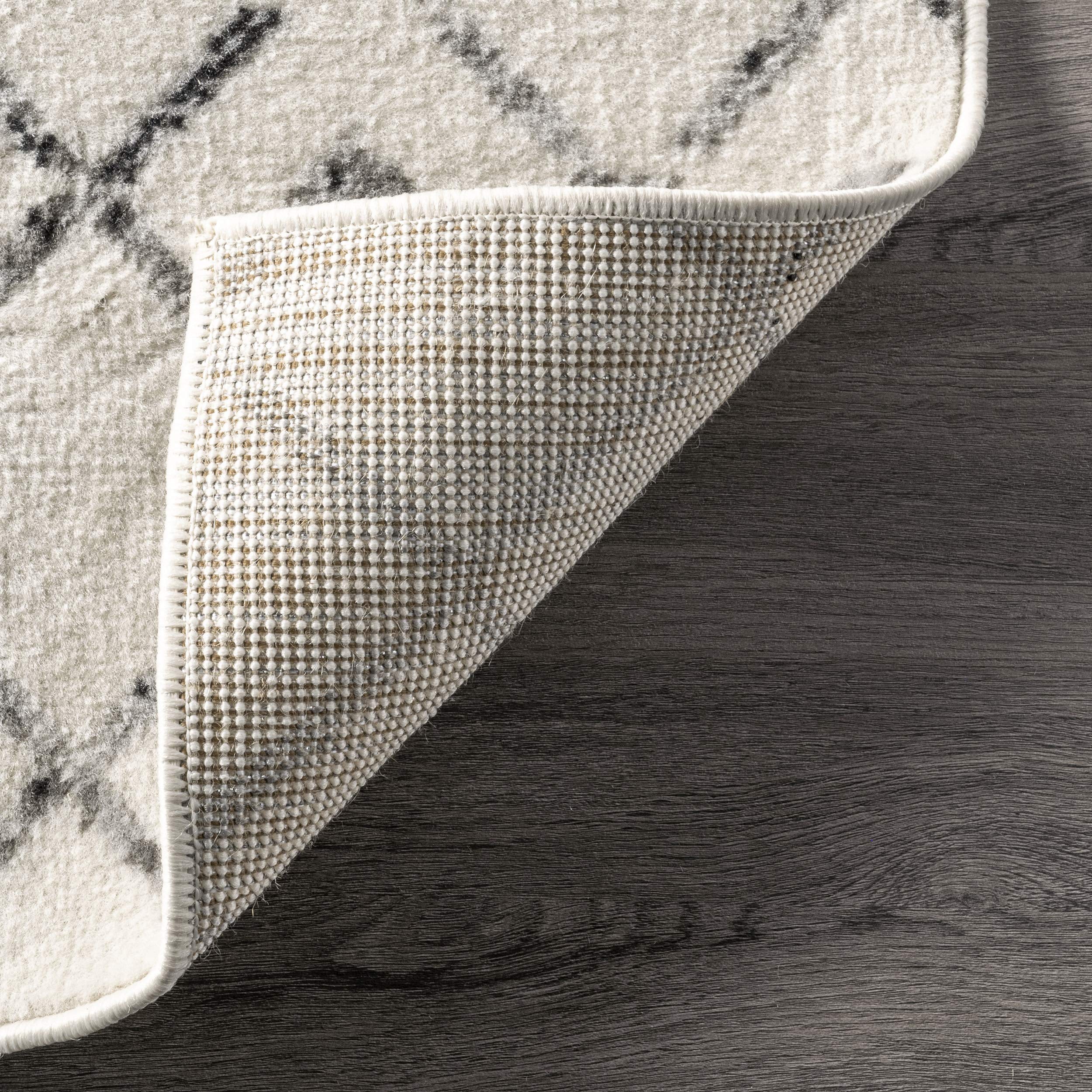 nuLOOM Zola Geometric Moroccan Area Rug, 5' x 8', Grey