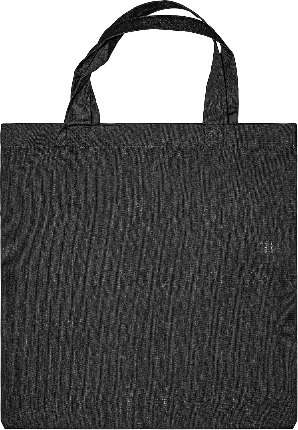 IMFAA Pack 10 Small (30x30) Cm 100% Cotton Canvas Reusable Tote Shopping/Kids Party Bags for Printing and Painting in Black-Colour (Black - Image 5