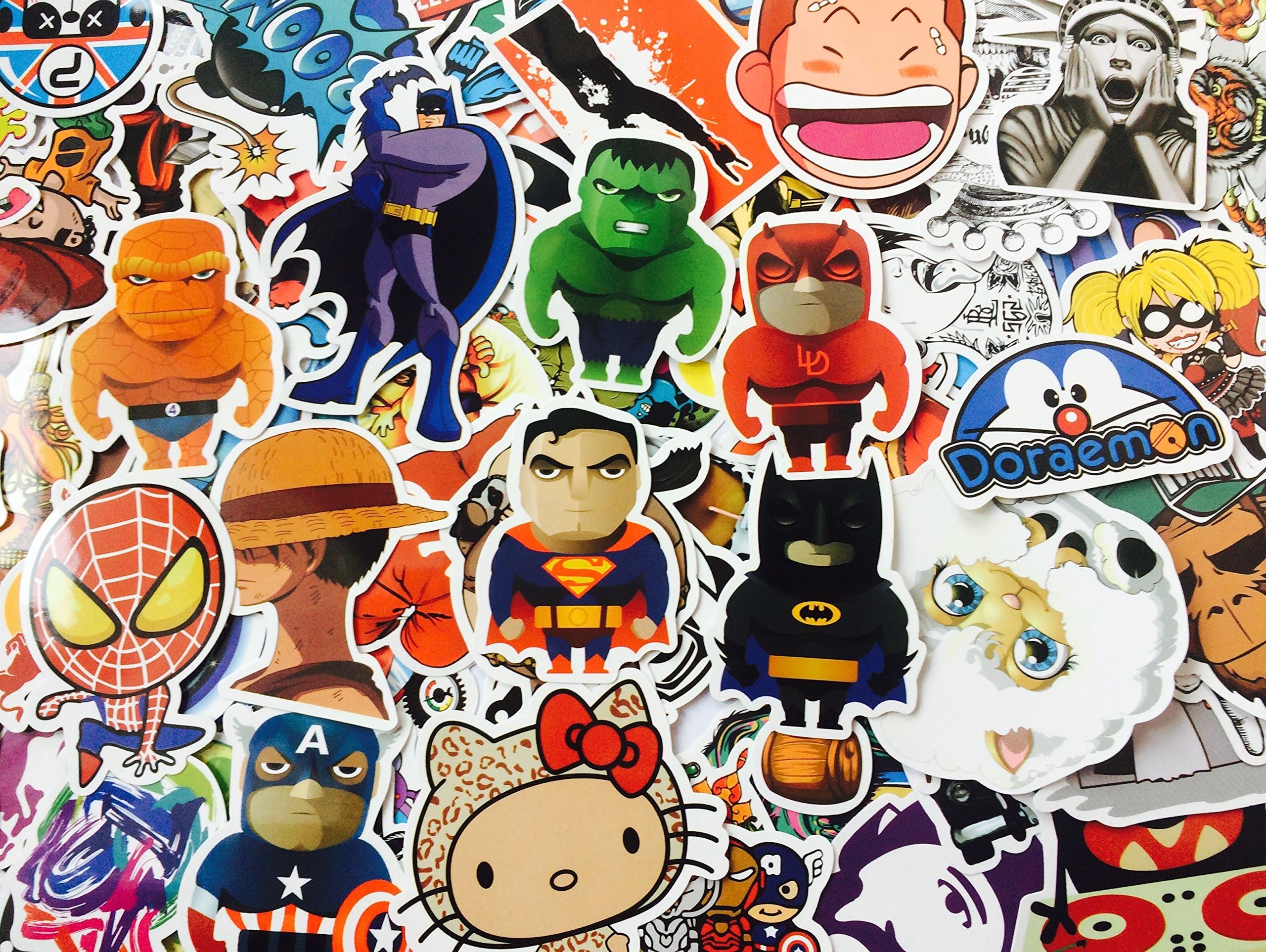100pcs Random STICKERS, bomb stickers Random pattern, comic characters, manga ... sticker bomb