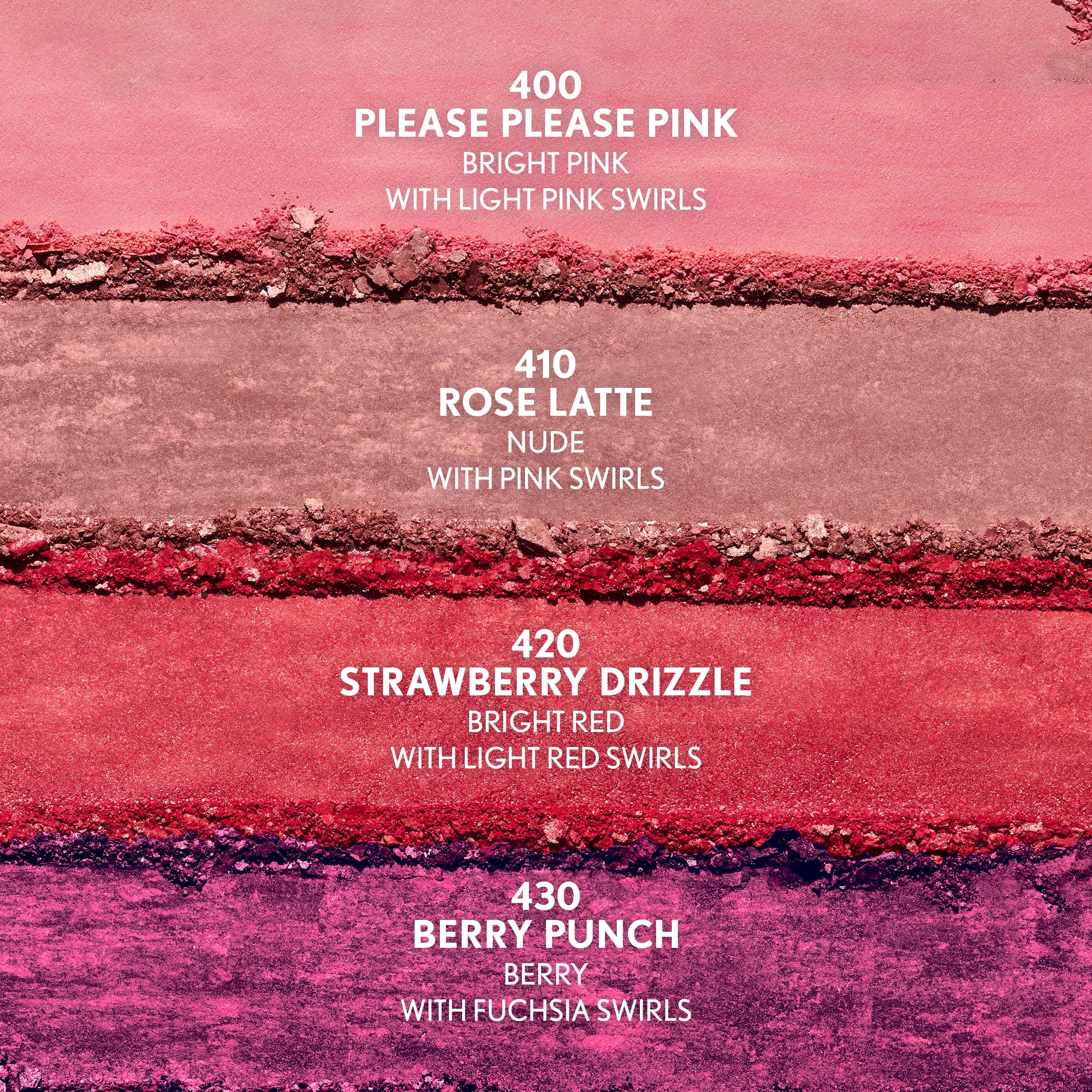 COVERGIRL TruBlend Skin Enhancer Baked Luminous Blush, with Hyaluronic Acid & White Rose Extract, Blends Seamlessly - Rose Latte (Nude with Pink Swirls)