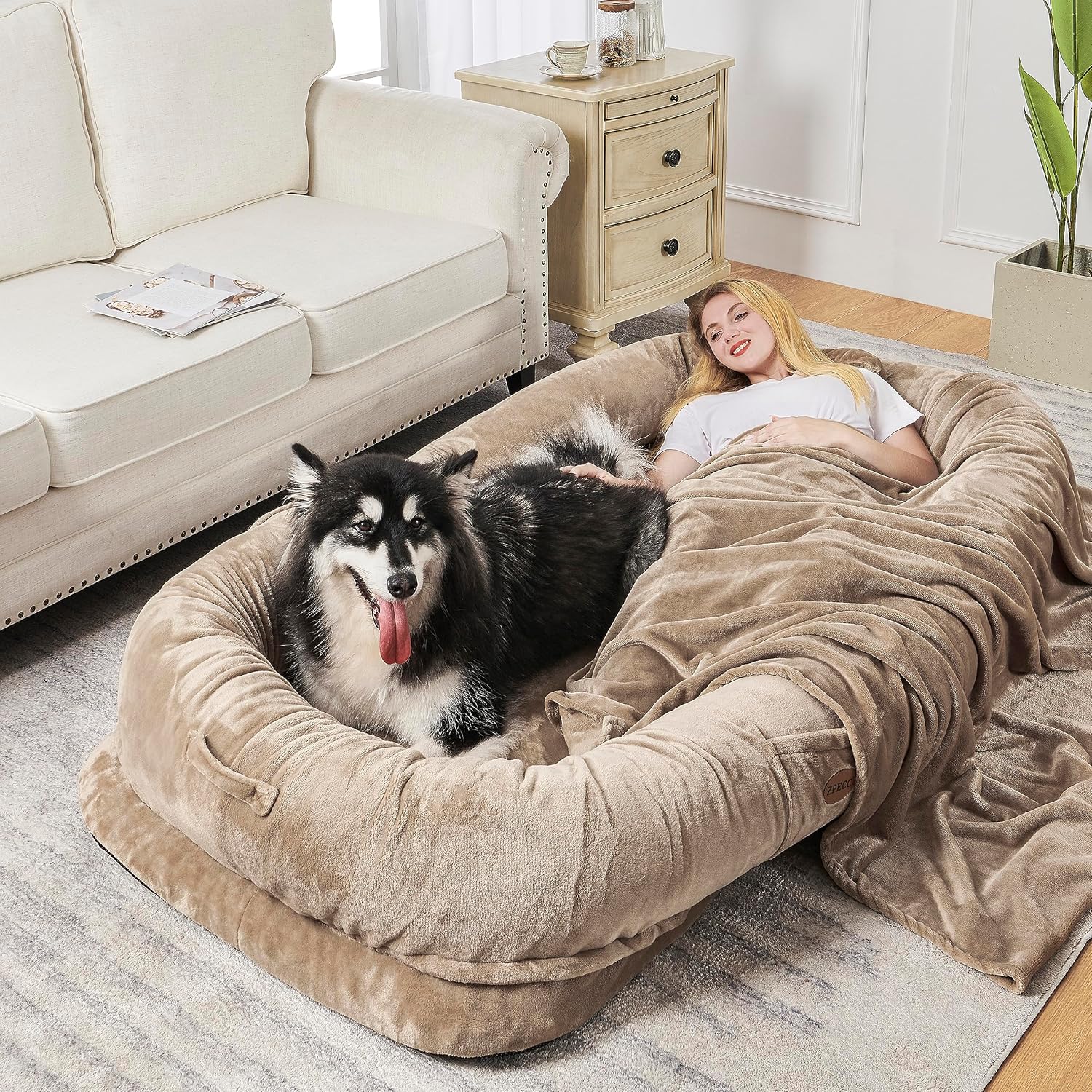 Dog Bed for Humans Human Dog Bed for People Adult, Giant