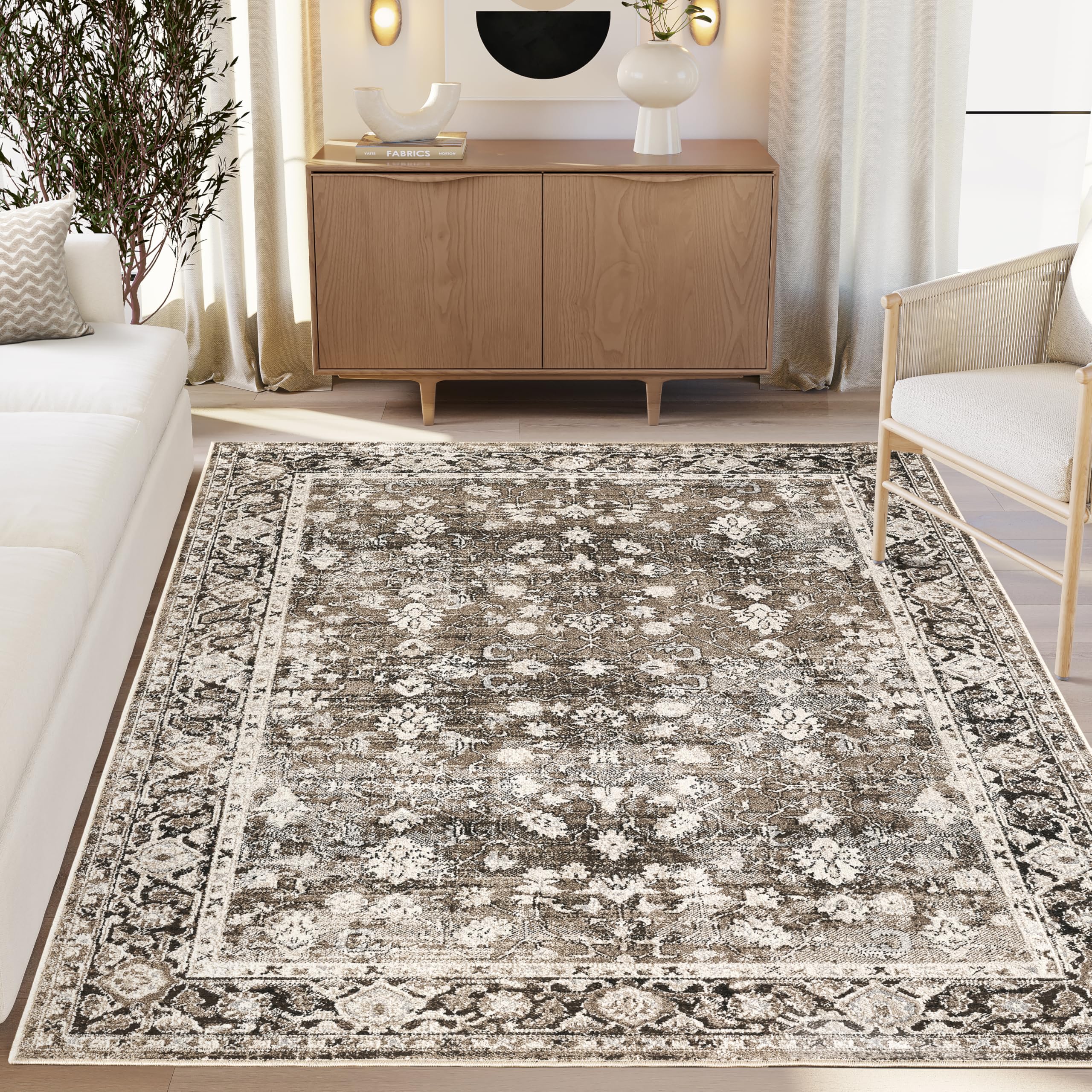 Abani Vivienne Vintage Rug
