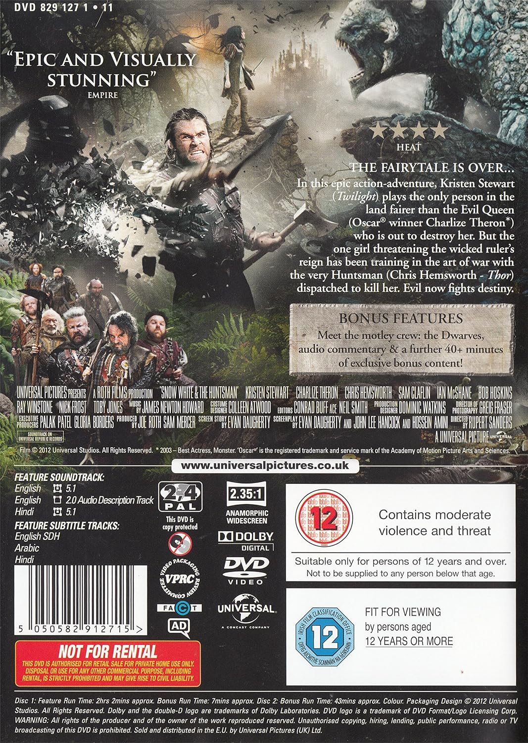 Snow White & The Huntsman 2 Disc DVD Exclusive Edition - Image 3