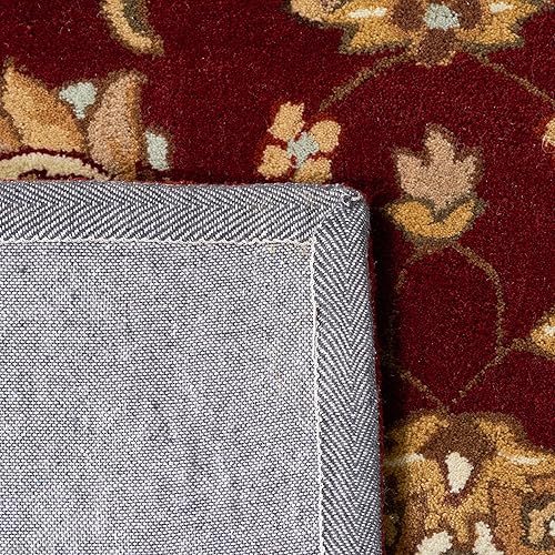 Miniatura 8 de SAFAVIEH Total Performance Collection - Alfombra de pasillo, 2 pies 3 pulgadas x 9 pies, color borgoña y marfil, oriental, enganchada a mano, no