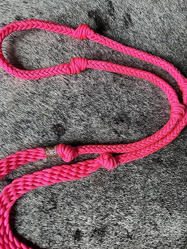 Miniatura 4 de barrel reins horse tack neon hot pink