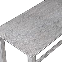 Vista 9 de Boraam Sonoma Pub Table - Cepillo de alambre gris tormenta