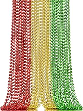 24PCS Bulk Parade Beads - Colorful Mardi Gras Bead Necklaces for Kids & Adults - Party Decorations & 33" Festival Parade Throw Accessories Bulk Beads for Wedding, Birthday